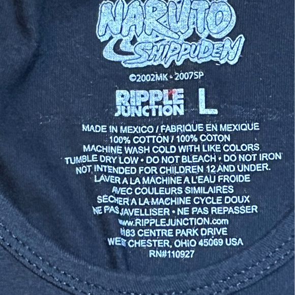 NWT Naruto Shippuden Tank Top Size Large - Picture 2 of 5